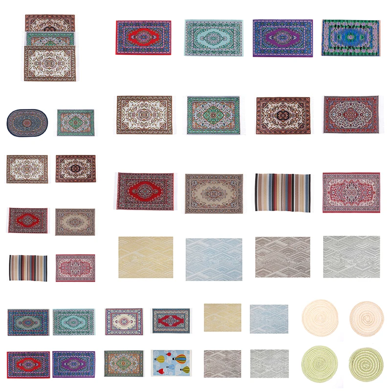 1PC Dollhouse Miniature Turkish Rugs Retro Floor Mats Carpet Miniature Decor Floor Coverings For DIY Dollhouse Accessories Kits
1PC Dollhouse Miniature Turkish Rugs Retro Floor Mats Carpet Miniature Decor Floor Coverings For DIY Dollhouse Accessories Kits