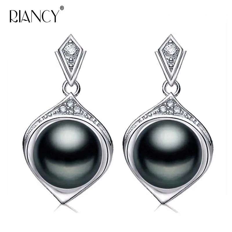 Vintage Natural freshwater black pearl earring 925 sterling silver jewelry for women wedding gift
Vintage Natural freshwater black pearl earring 925 sterling silver jewelry for women wedding gift
