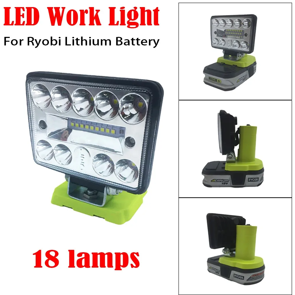 1 шт. 15-30 Вт Светодиодная рабочая лампа для Ryobi One + 18 в 30 Вт инструмент только Точечный светильник рабочий светильник для ремонта автомобиля к...
1 шт. 15-30 Вт Светодиодная рабочая лампа для Ryobi One + 18 в 30 Вт инструмент только Точечный светильник рабочий светильник для ремонта автомобиля к...