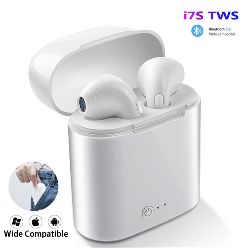 TWS стереонаушники i7s с поддержкой Bluetooth 5 0 и микрофоном|Наушники гарнитуры| |