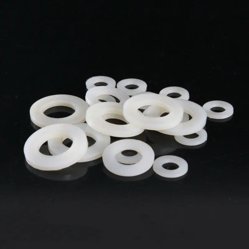 White plastic screw nylon washer M2 M2.5 M3 M4 M5 M6 M8 M10 M12 M14 M16 M18 M20 50pcs
White plastic screw nylon washer M2 M2.5 M3 M4 M5 M6 M8 M10 M12 M14 M16 M18 M20 50pcs