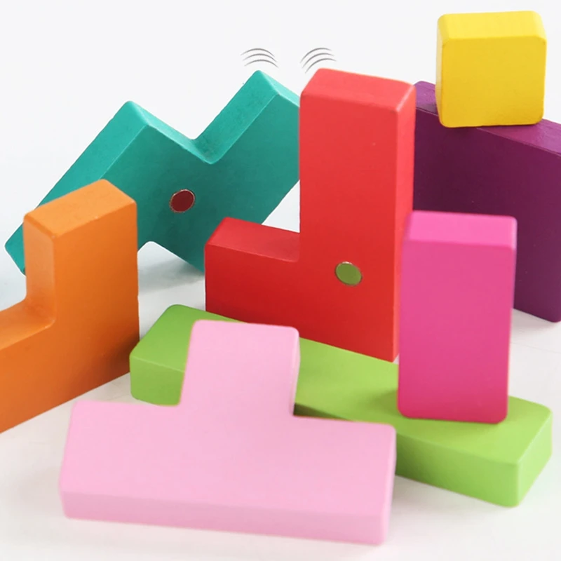 Children Wooden Magnetic Block Puzzle Logical Thinking Square Matching Game Jigsaw Book Educational Toys for Kids Gift
Children Wooden Magnetic Block Puzzle Logical Thinking Square Matching Game Jigsaw Book Educational Toys for Kids Gift