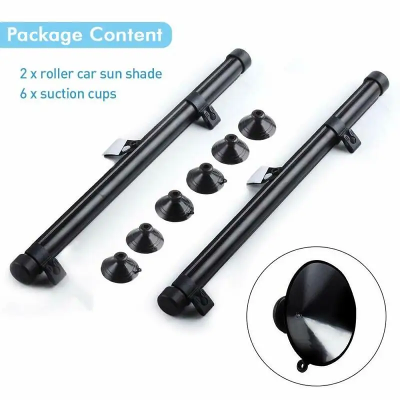 2pcs Car Retractable Roller Shades Baby Visor Suitable For All Cars Privacy Protection
2pcs Car Retractable Roller Shades Baby Visor Suitable For All Cars Privacy Protection