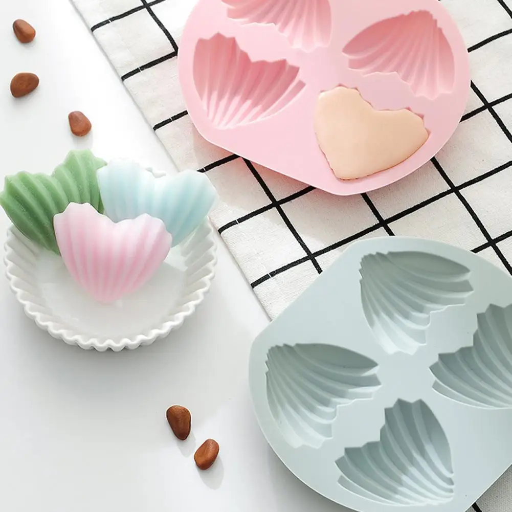 New Heart Style Shell Silicone Mold Ice Tray DIY Chocolate Cake Mold For Kitchen Tools Children's Complementary Food
New Heart Style Shell Silicone Mold Ice Tray DIY Chocolate Cake Mold For Kitchen Tools Children's Complementary Food