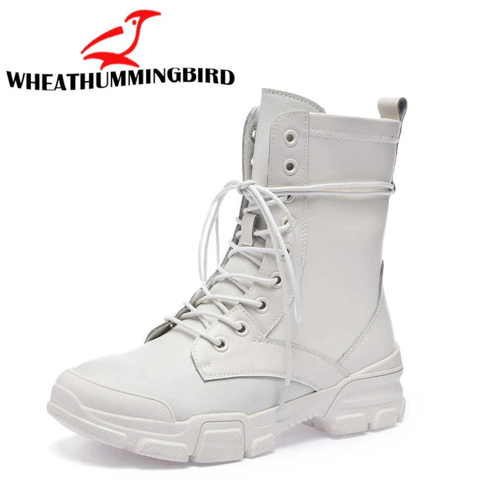 Women Ankle Casual High Top shoes Women boots lace up boots Genuine Leather women platform wedges shoes Botas Mujer B21-98
Women Ankle Casual High Top shoes Women boots lace up boots Genuine Leather women platform wedges shoes Botas Mujer B21-98