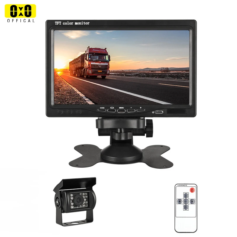 7" Wired Car Monitor TFT Car Rear View Monitor Parking Rearview Night Vision 18 LED IR Waterproof + Reverse Cameras
7" Wired Car Monitor TFT Car Rear View Monitor Parking Rearview Night Vision 18 LED IR Waterproof + Reverse Cameras