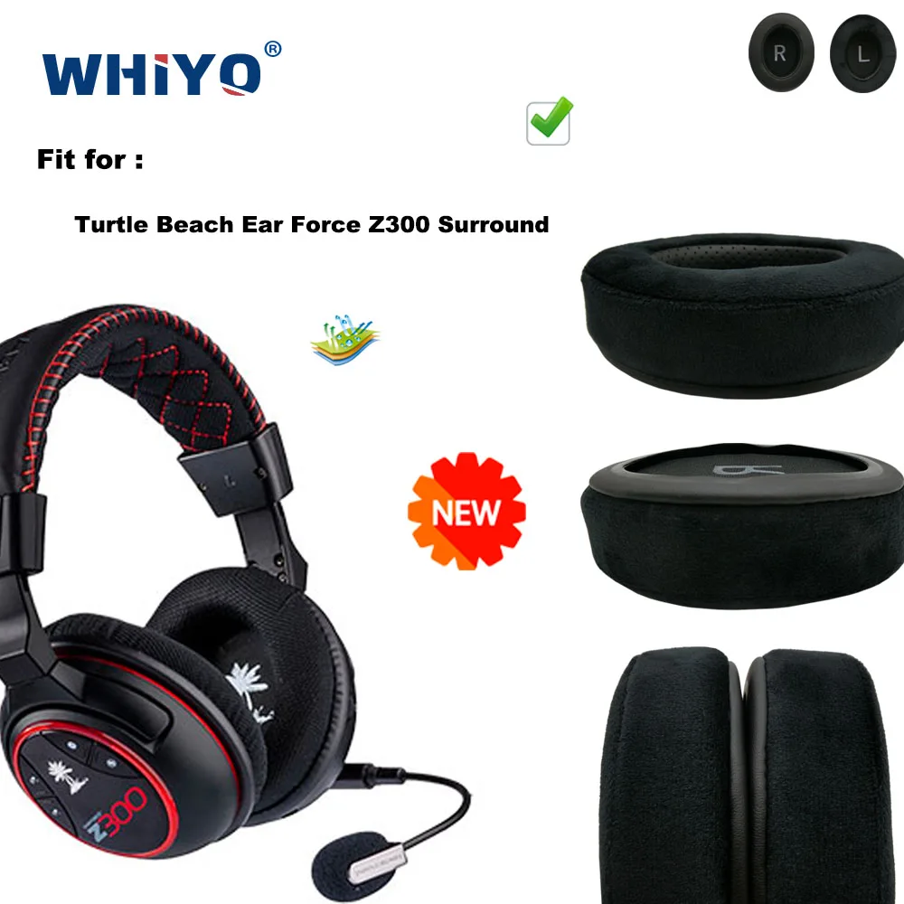 New Upgrade Replacement Ear Pads for Turtle Beach Ear Force Z300 Surround Headset Parts Leather Cushion Velvet Earmuff Earphone
New Upgrade Replacement Ear Pads for Turtle Beach Ear Force Z300 Surround Headset Parts Leather Cushion Velvet Earmuff Earphone