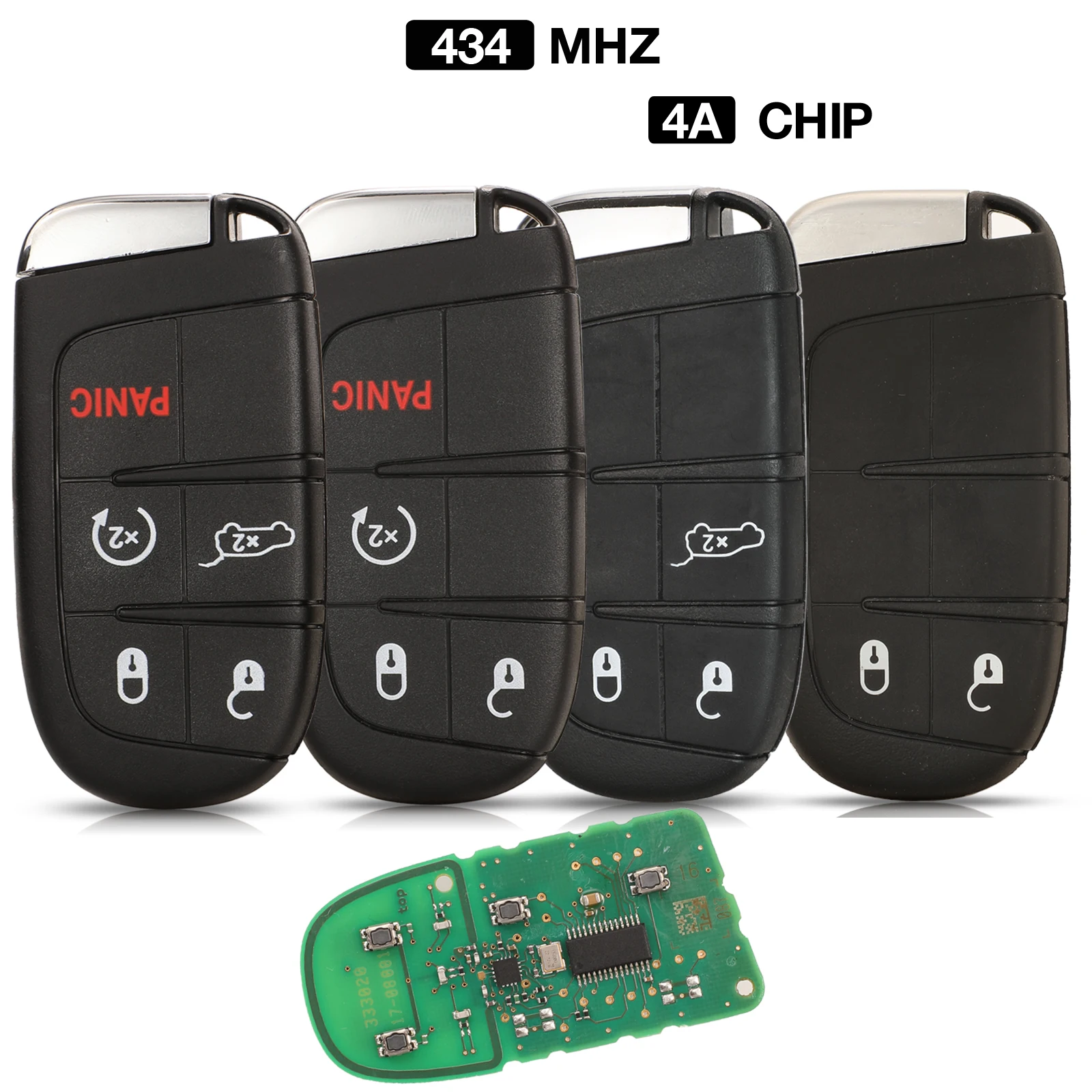 jingyuqin 433 Mhz 4A Chip 3/4/5 Buttons Smart Car Key Control For Jeep Renegade 2014 2015 2016 2017 2018 2019
jingyuqin 433 Mhz 4A Chip 3/4/5 Buttons Smart Car Key Control For Jeep Renegade 2014 2015 2016 2017 2018 2019