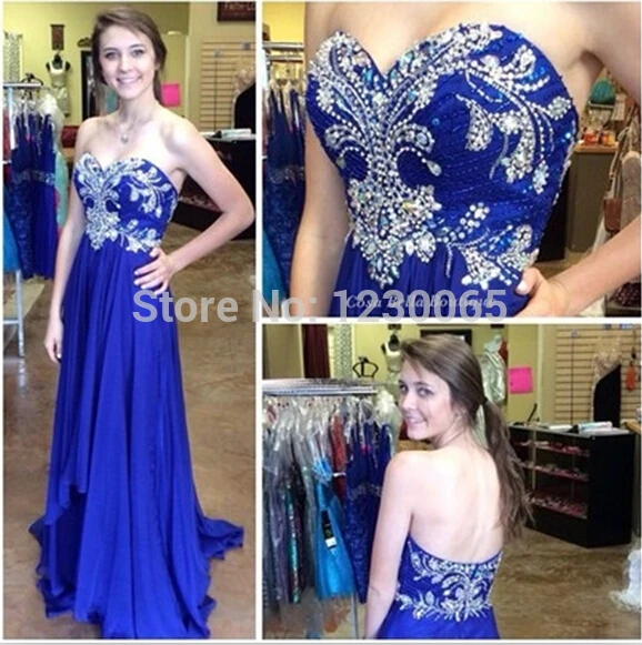 2018 long prom party gown Hot&sexy Elegant crystal vestido de noiva longo royal blue chiffon long sweetheart bridesmaid dresses
2018 long prom party gown Hot&sexy Elegant crystal vestido de noiva longo royal blue chiffon long sweetheart bridesmaid dresses