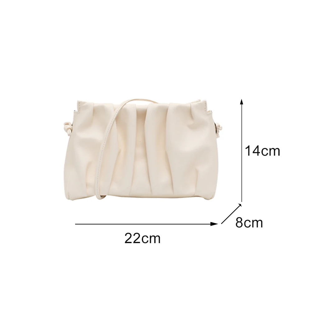 Fashion Pleated Women Crossbody Bag Soft PU Elegant Square Shoulder Money Pouch Female 2020 Summer Fashion Casual Travel Bag
Fashion Pleated Women Crossbody Bag Soft PU Elegant Square Shoulder Money Pouch Female 2020 Summer Fashion Casual Travel Bag