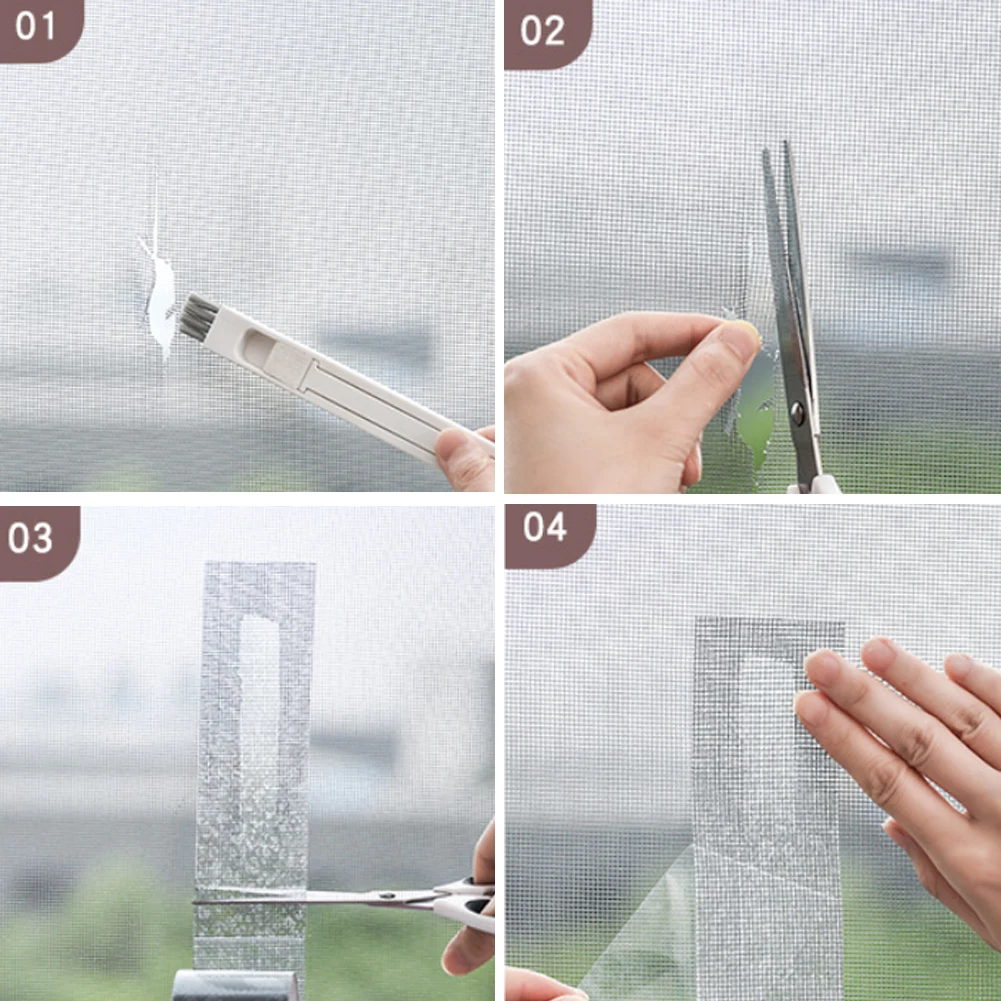 5*200CM Self-adhesive Screen Repair Patch Tape Window Door for Home Anti Mosquito Fly Bug Net Mesh Broken Holes Repair Tool
5*200CM Self-adhesive Screen Repair Patch Tape Window Door for Home Anti Mosquito Fly Bug Net Mesh Broken Holes Repair Tool