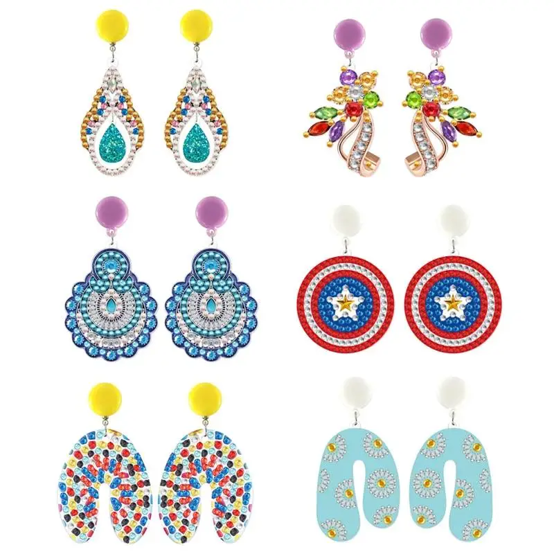 New Diamond painting earrings special-shaped rhinestone mosaic dot diamond earrings ladies earrings Christmas gifts
New Diamond painting earrings special-shaped rhinestone mosaic dot diamond earrings ladies earrings Christmas gifts