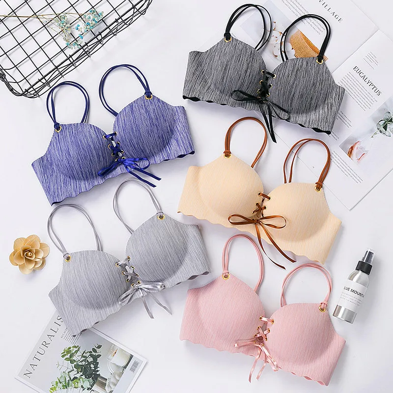 Dreamlikelin Adjustable Lace-up Bow Plunge Bra for Women A-C Cups Push Up Bralette Comfort Active Bra Bra Without Underwire
Dreamlikelin Adjustable Lace-up Bow Plunge Bra for Women A-C Cups Push Up Bralette Comfort Active Bra Bra Without Underwire
