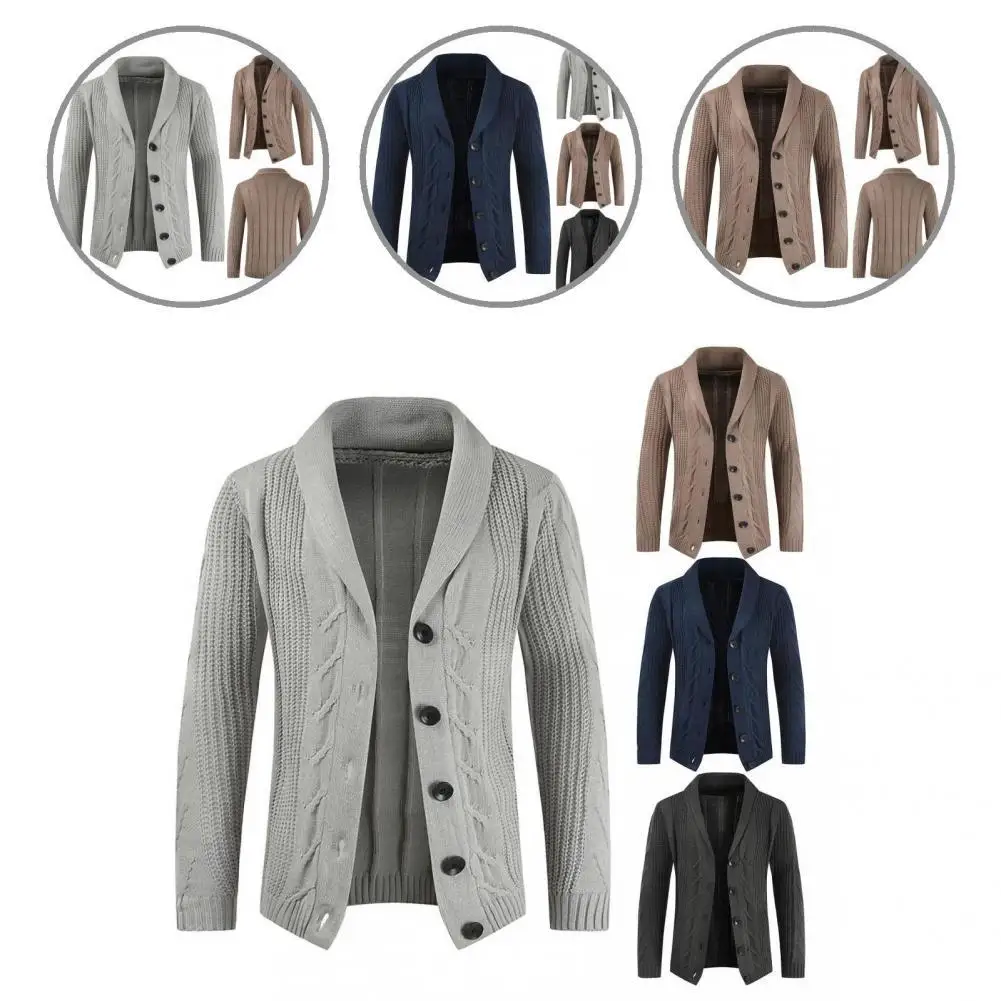 Single-breasted Nice-looking Fashion Men Sweater Clothes Button Closure Male Tops Loose for Autumn
Single-breasted Nice-looking Fashion Men Sweater Clothes Button Closure Male Tops Loose for Autumn