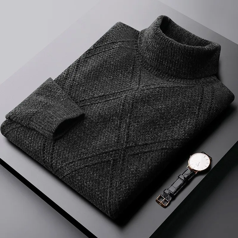 Свитер IWHANKER мужской, с высоким воротником, однотонный, облегающий, 2XL, Осень-зима
Свитер IWHANKER мужской, с высоким воротником, однотонный, облегающий, 2XL, Осень-зима