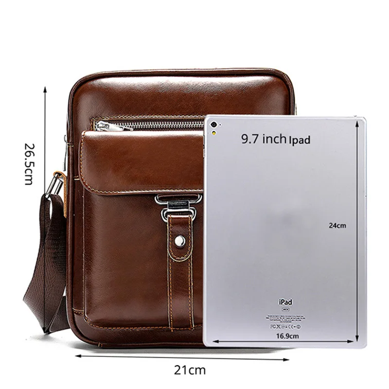 Casual Genuine Leather Shoulder Bags for Men High Quality Fashion Messenger Bag Flap Zipper Vintage Brand Male Crossbody Bags
Casual Genuine Leather Shoulder Bags for Men High Quality Fashion Messenger Bag Flap Zipper Vintage Brand Male Crossbody Bags