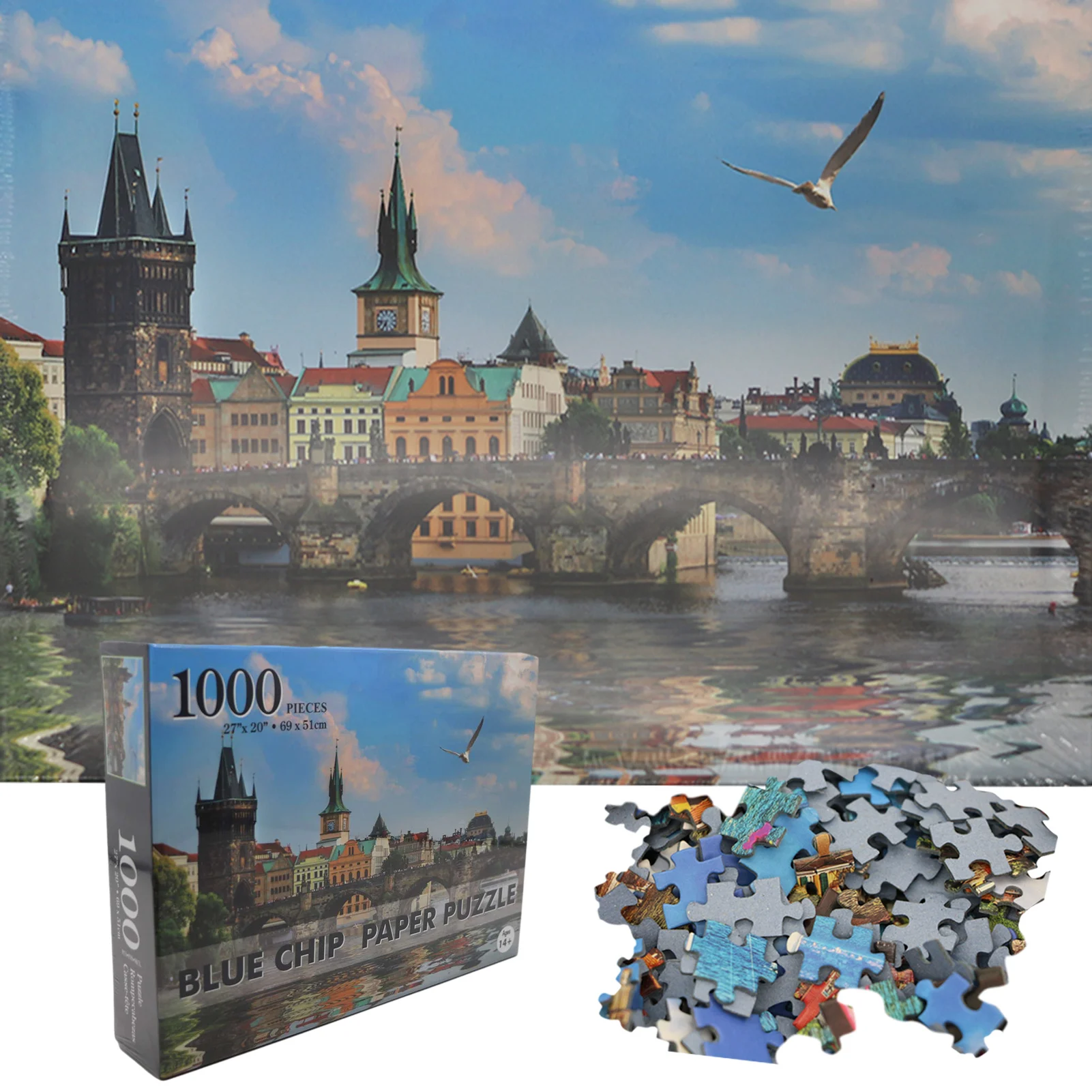 Puzzle 1000 Pieces Paper Jigsaw Puzzle Educational Board Game Toys For Adults Children Kids Building Landscape Puzzle 1000 Piece
Puzzle 1000 Pieces Paper Jigsaw Puzzle Educational Board Game Toys For Adults Children Kids Building Landscape Puzzle 1000 Piece