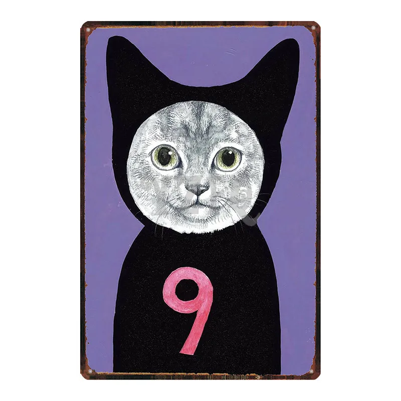 Japanese Cat Sign Plaque Metal Vintage Metal Plate For Wall Poster Bar Art Home Decor Cuadros
Japanese Cat Sign Plaque Metal Vintage Metal Plate For Wall Poster Bar Art Home Decor Cuadros