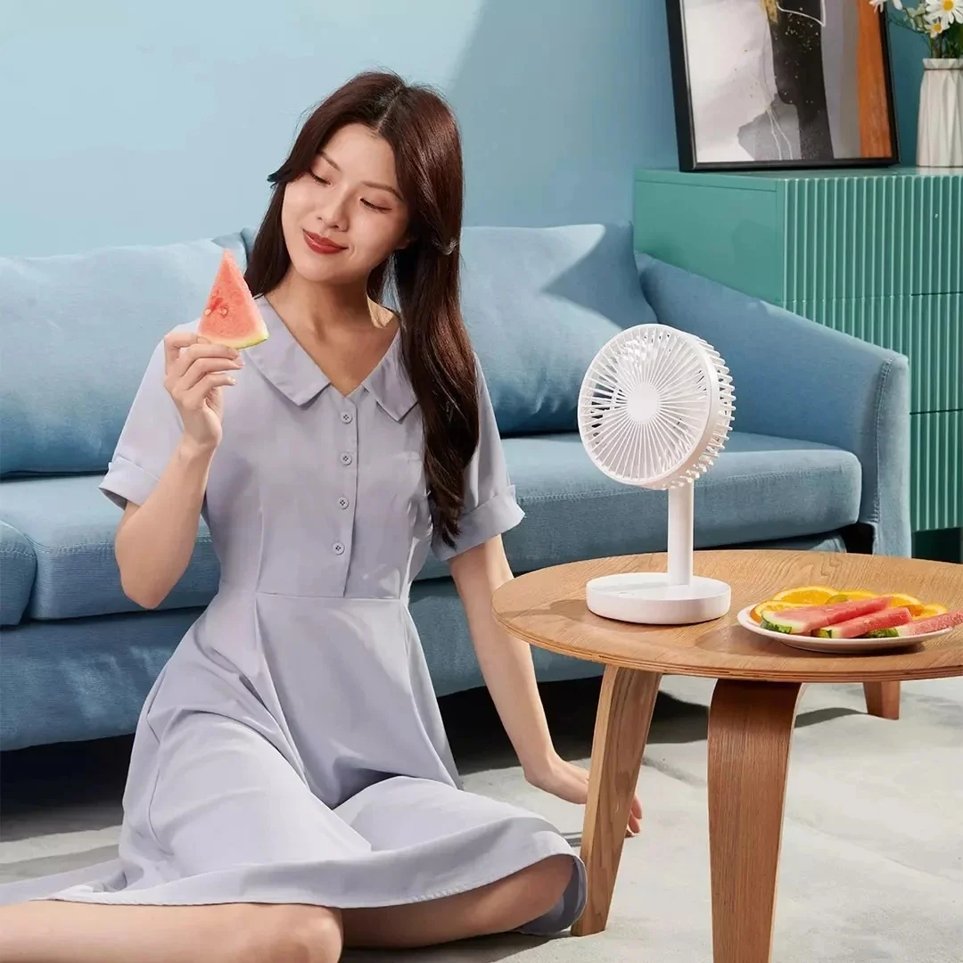 Xiaomi Mijia Jipin USB Charging Desktop Fan 4000mAh Battery Capacity 4 Mode Portable Rechargeable Fan Home and Office Low Noise
Xiaomi Mijia Jipin USB Charging Desktop Fan 4000mAh Battery Capacity 4 Mode Portable Rechargeable Fan Home and Office Low Noise