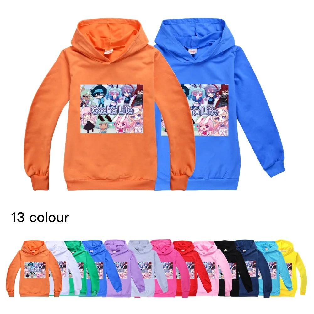Экспортная детская одежда Gacha Life, модная рубашка для мальчиков, топы с капюшоном для девочек, свитер, рубашка с длинным рукавом для маленьких...
Экспортная детская одежда Gacha Life, модная рубашка для мальчиков, топы с капюшоном для девочек, свитер, рубашка с длинным рукавом для маленьких...