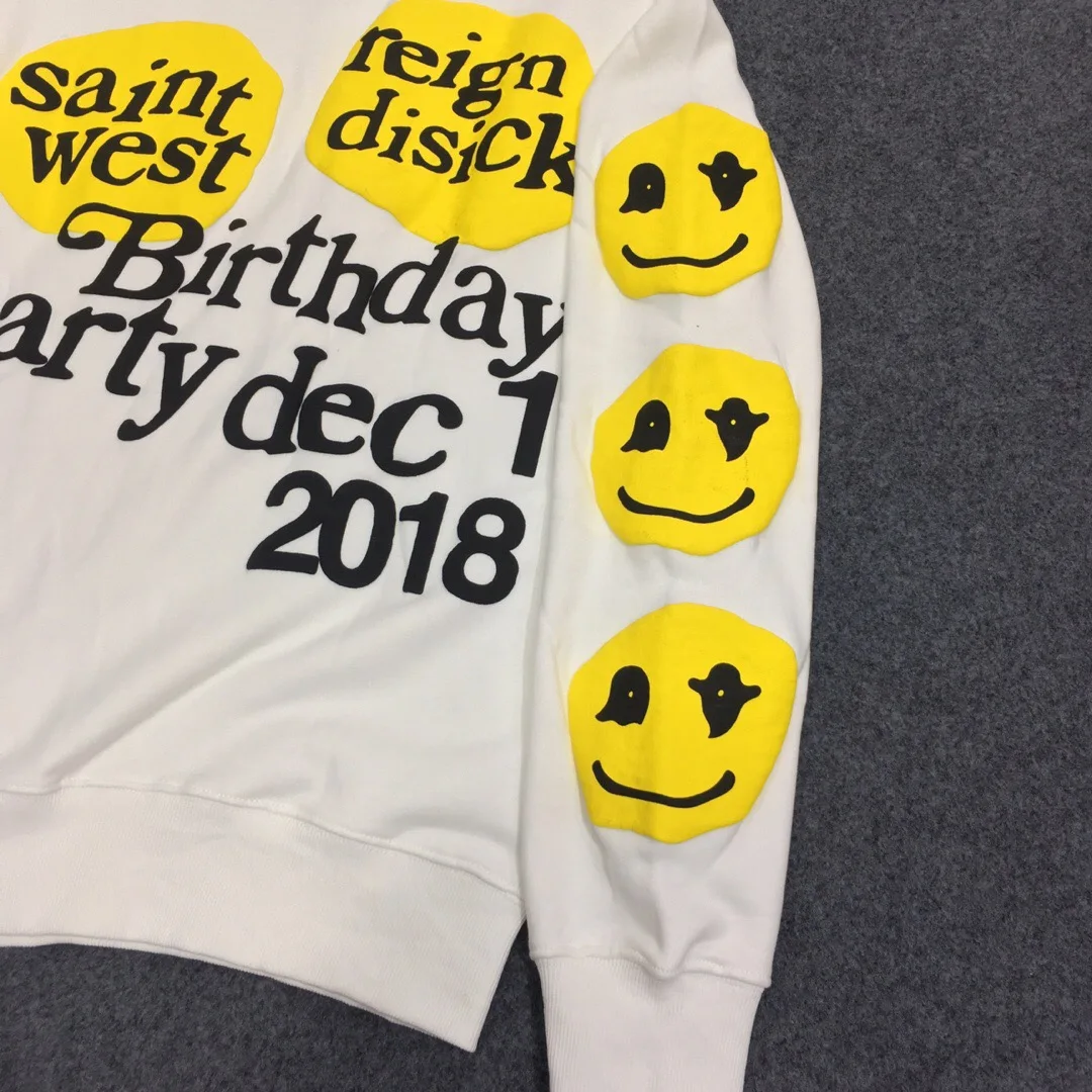 2019 Kanye West Birthday Party Printed Women Men Sweatshirts Hoodies Hiphop Streetwear Men Cotton Sweatshirt Pullover
2019 Kanye West Birthday Party Printed Women Men Sweatshirts Hoodies Hiphop Streetwear Men Cotton Sweatshirt Pullover
