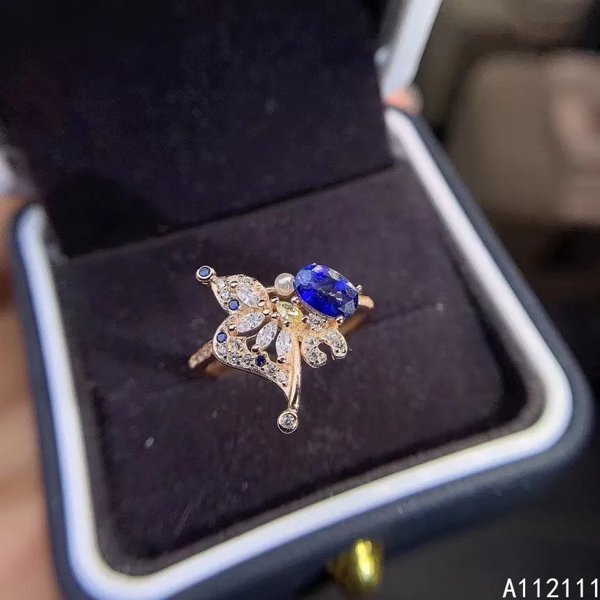 Fine Jewelry 925 Sterling Silver Inlaid With Natural Gemstone Luxury Elegant Butterfly Sapphire Women's OL Style Ring Support De
Fine Jewelry 925 Sterling Silver Inlaid With Natural Gemstone Luxury Elegant Butterfly Sapphire Women's OL Style Ring Support De