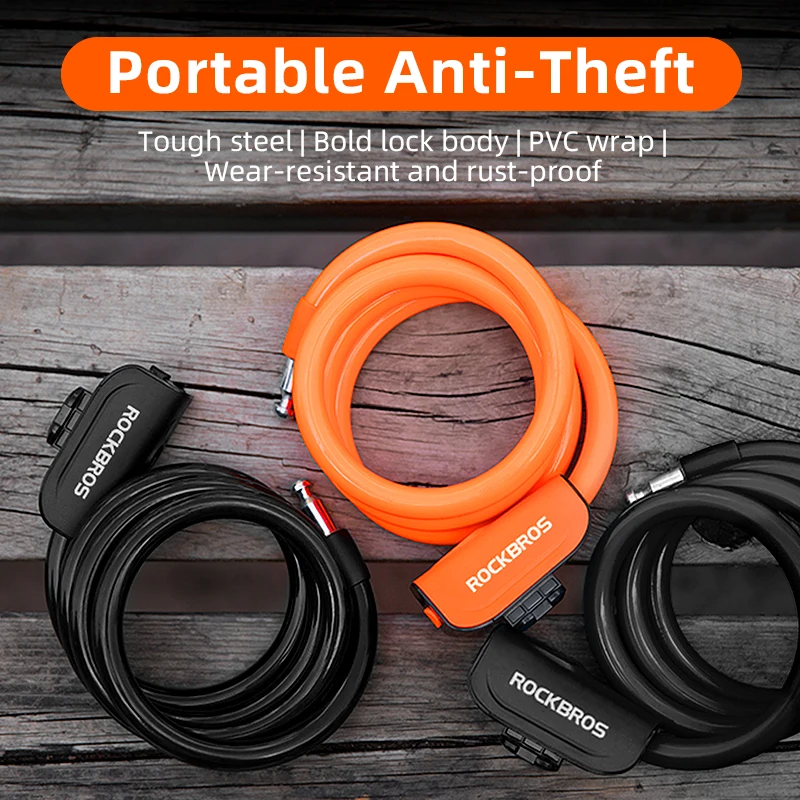 ROCKBROS Portable Bicycle Lock Bike Anti-theft Ring Lock MTB Road Cycling Cable Lock Motorcycle Vehicle Bicycle Accessories
ROCKBROS Portable Bicycle Lock Bike Anti-theft Ring Lock MTB Road Cycling Cable Lock Motorcycle Vehicle Bicycle Accessories