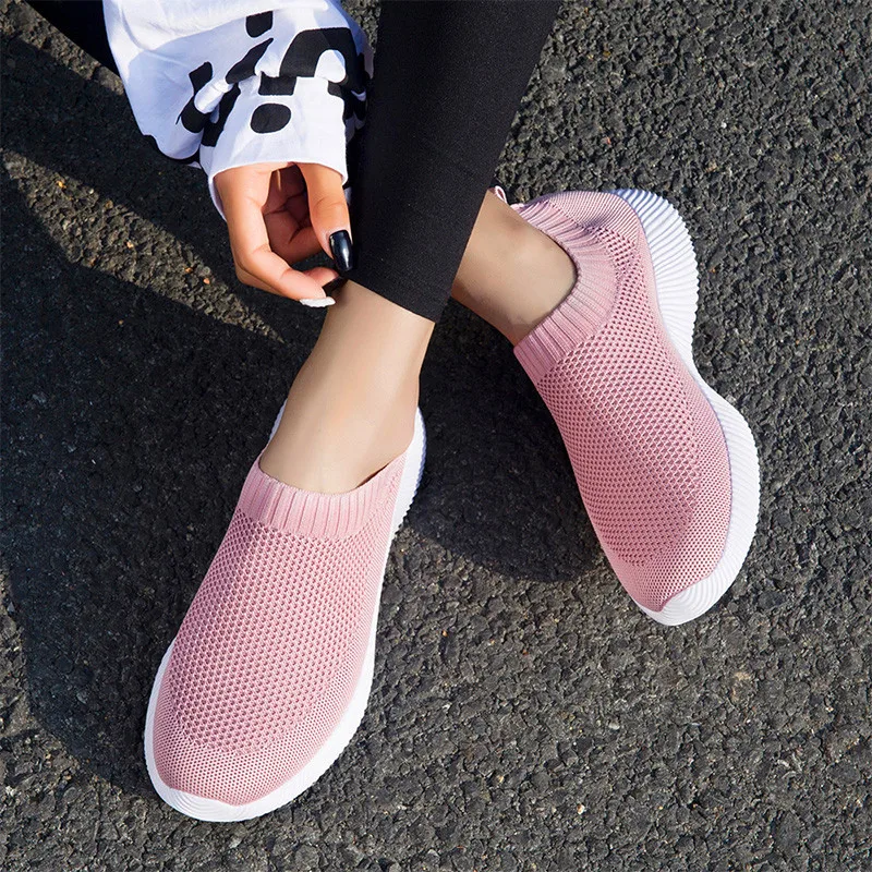 New Large Sizes Mesh Breathable Youth Trend Lightweight Slip-on Female Shoes Elastic Rubber Sole Shoes Women's Vulcanize Shoes
New Large Sizes Mesh Breathable Youth Trend Lightweight Slip-on Female Shoes Elastic Rubber Sole Shoes Women's Vulcanize Shoes