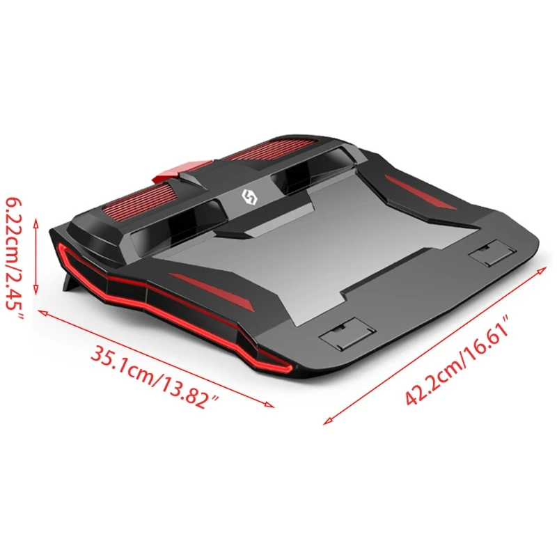 2020 New RGB Gaming Laptop Cooler Adjustable Notebook stand 3000 RPM Powerful Air Flow Cooling Pad For 12-17 inch Laptop
2020 New RGB Gaming Laptop Cooler Adjustable Notebook stand 3000 RPM Powerful Air Flow Cooling Pad For 12-17 inch Laptop