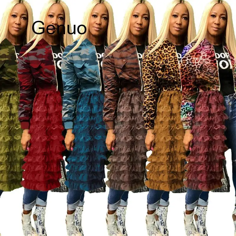 Women Winter Long Sleeve Cascading Ruffles Lace Patchwork Zipper Open Big Swing Long Trench High Street Coat Night S-3XL
Women Winter Long Sleeve Cascading Ruffles Lace Patchwork Zipper Open Big Swing Long Trench High Street Coat Night S-3XL