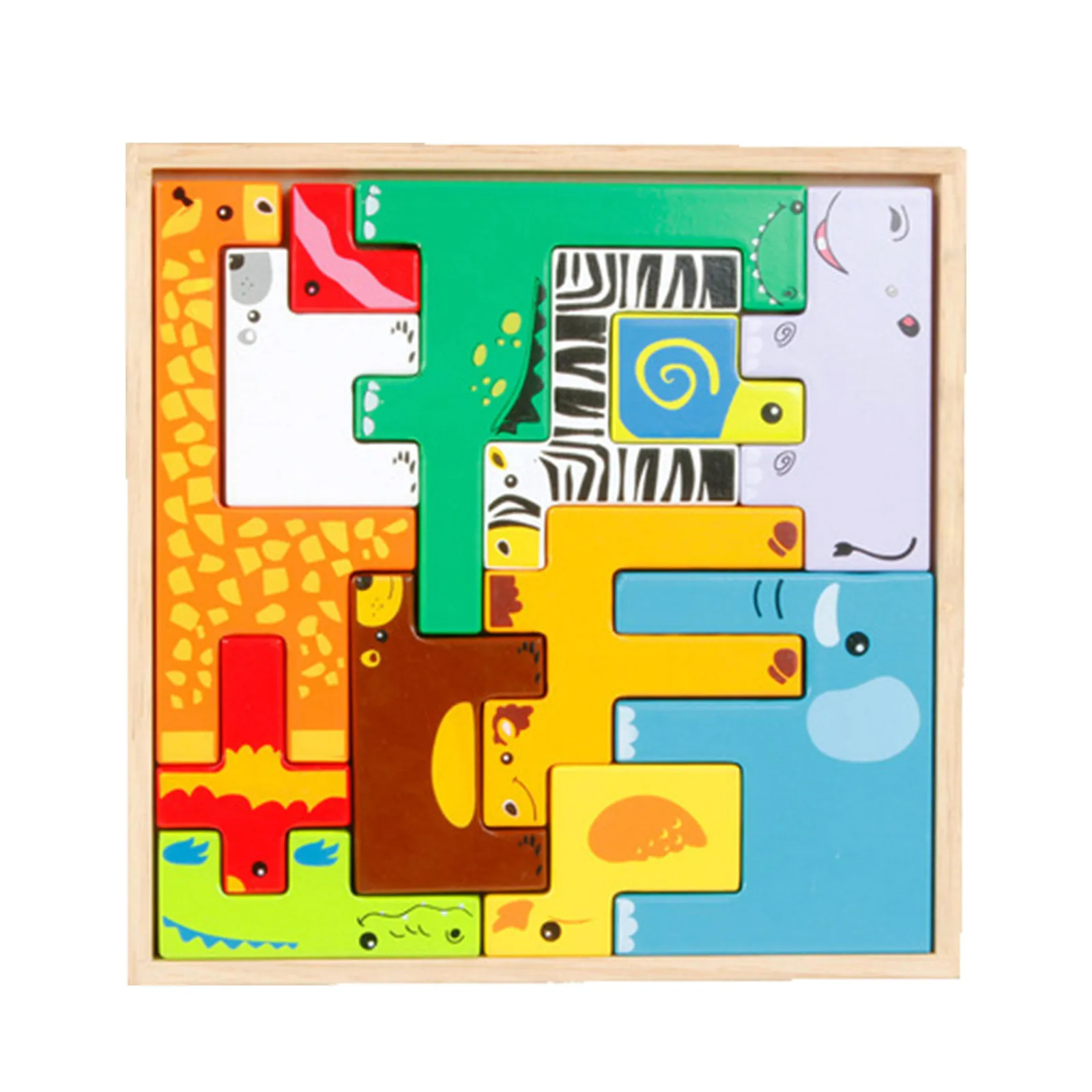 3D Animal Puzzles Wooden Upper Case Letter and Colours Learning Board Toy Ideal for Early Educational Learning for Toddlers 
3D Animal Puzzles Wooden Upper Case Letter and Colours Learning Board Toy Ideal for Early Educational Learning for Toddlers