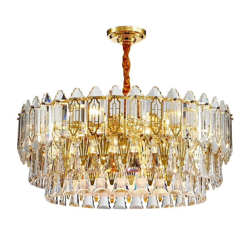 Modern minimalist crystal chandeliers American style living room bedroom dining room chandelier creative personality ligh
Modern minimalist crystal chandeliers American style living room bedroom dining room chandelier creative personality ligh