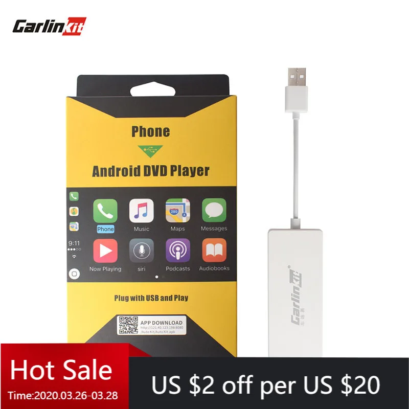 Carlinkit Apple CarPlay /Android автомобильный ключ Carplay для Android экрана системы Smart Link поддержка
