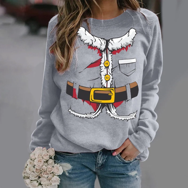 Women Christma Sweatshirt Velvet Pattern Print Full Sleeve O-Neck Spring Autumn Casual Loose Ladies Hoodie Base Top 2021 SJ8621M
Women Christma Sweatshirt Velvet Pattern Print Full Sleeve O-Neck Spring Autumn Casual Loose Ladies Hoodie Base Top 2021 SJ8621M