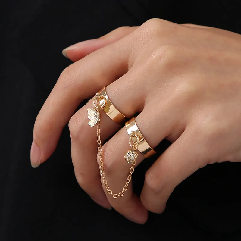 VAGZEB 2021 New Fashion Punk Cool Hip Hop Cubic Zirconia Wedding Rings Gold Color Butterfly Rings for Women Jewelry Party Gift
VAGZEB 2021 New Fashion Punk Cool Hip Hop Cubic Zirconia Wedding Rings Gold Color Butterfly Rings for Women Jewelry Party Gift