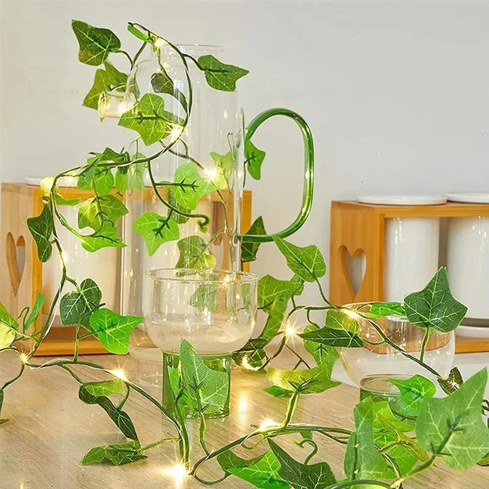 2m Solar / Battery Powered LED Ivy Fairy String Lights Garland Wreath Wedding Party Garden Outdoor Wall Fence Lamps Decoration
2m Solar / Battery Powered LED Ivy Fairy String Lights Garland Wreath Wedding Party Garden Outdoor Wall Fence Lamps Decoration
