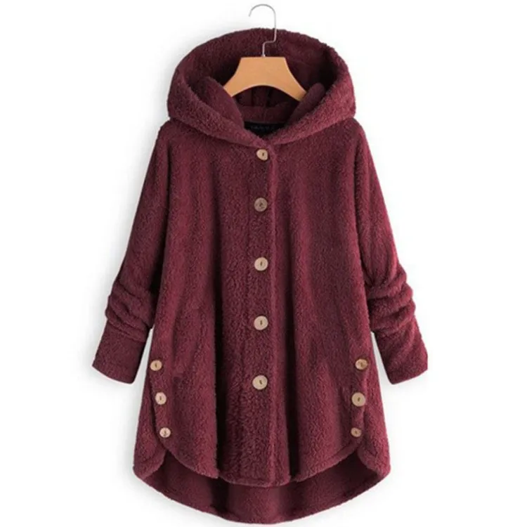 Women Plus Size Button Plush Tops Hooded Loose Cardigan Wool Coat Winter Jacket 2020 Hoodie
Women Plus Size Button Plush Tops Hooded Loose Cardigan Wool Coat Winter Jacket 2020 Hoodie