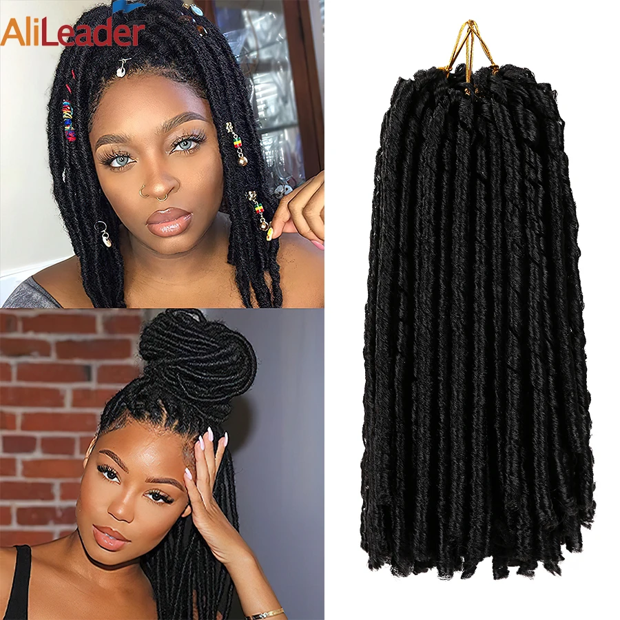 Wholesale 14" Short Faux Locs Crochet Hair Braids Synthetic Soft Dreadlocks Afro Curly Braiding For Women Alileader Braid 
Wholesale 14" Short Faux Locs Crochet Hair Braids Synthetic Soft Dreadlocks Afro Curly Braiding For Women Alileader Braid