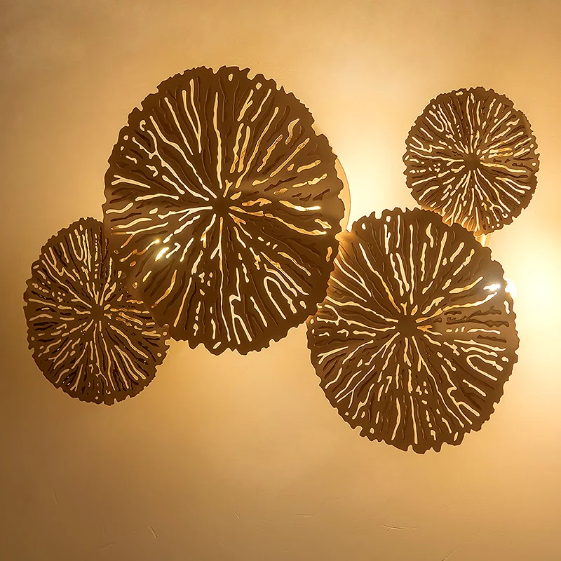 Creative Lotus Leaf Lighting Modern Aisle Lamps Wall Candlle Lights Wall Art Carving Background Wall Lamp Bedroom Bedside
Creative Lotus Leaf Lighting Modern Aisle Lamps Wall Candlle Lights Wall Art Carving Background Wall Lamp Bedroom Bedside