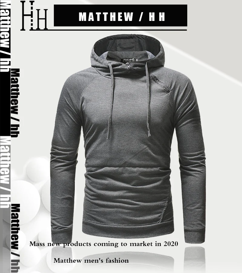 2020 MATTHEW/HH Men's Hoodie slim hooded long sleeve cotton sportswear fashion L001
2020 MATTHEW/HH Men's Hoodie slim hooded long sleeve cotton sportswear fashion L001