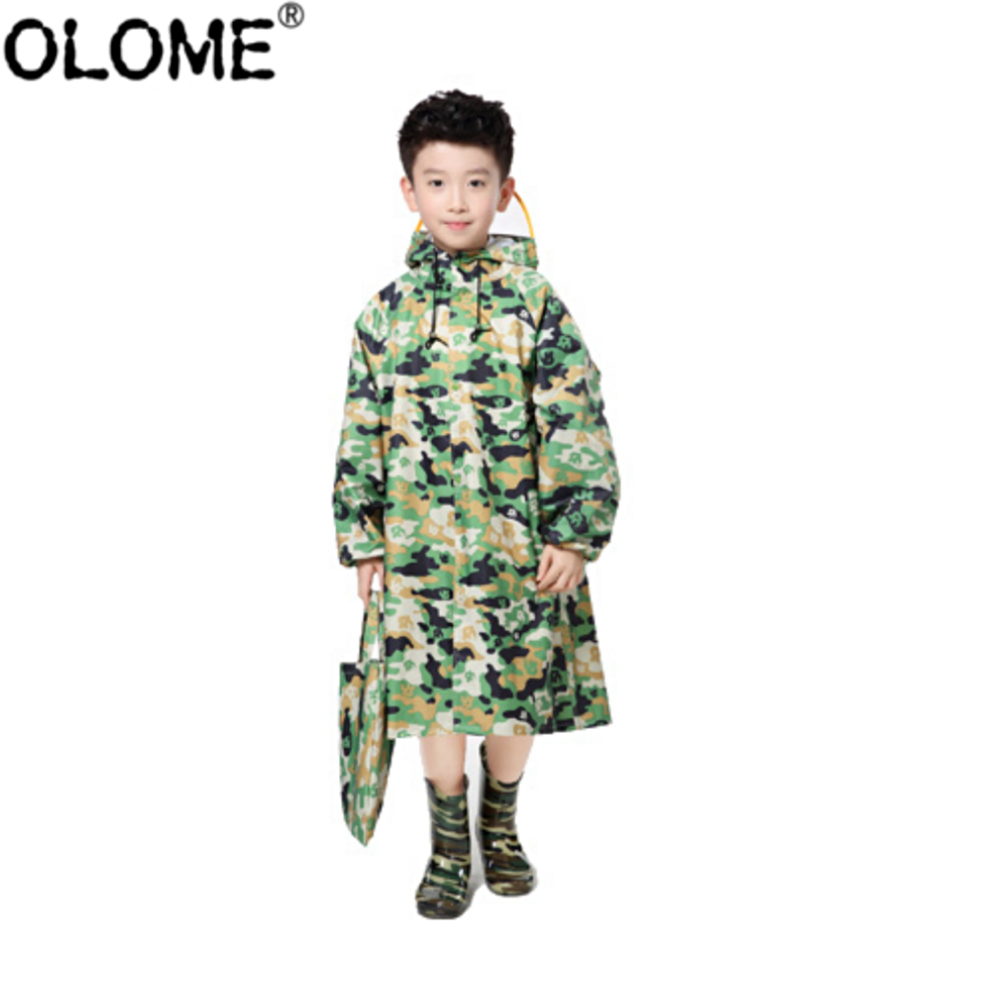 Kids Rain Coat Boys Girls Rainwear Camo Children Raincoat Polka Dot Toddler Rain Coat OLOME Baby Waterproof Jacket
Kids Rain Coat Boys Girls Rainwear Camo Children Raincoat Polka Dot Toddler Rain Coat OLOME Baby Waterproof Jacket