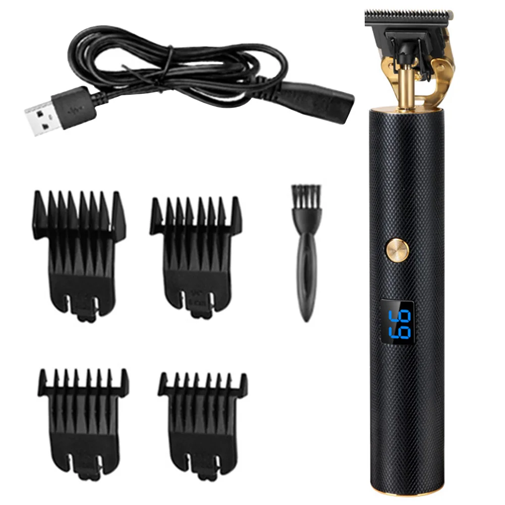 Grooming Hairdressing For Barber USB Rechargeable LED Battery Display Cordless Trimmer Professional Electric Hair Clipper Set
Grooming Hairdressing For Barber USB Rechargeable LED Battery Display Cordless Trimmer Professional Electric Hair Clipper Set