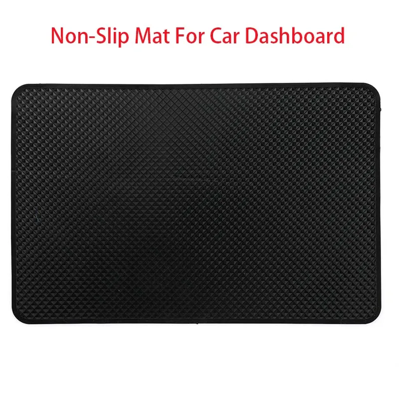 

Anti-slip Silicone Mat Sticky For Car Dashboard Anti-skid Dash Mat Pad Phone Holder Black Cushion Car Interior Accessories