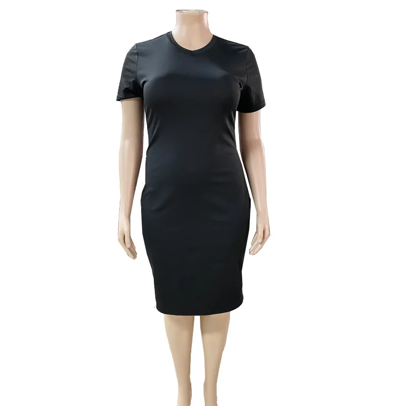 Cutubly Short Sleeve Skinny Midi Dress For Women Plus Size XL-5XL Solid Dress V Neck Casual Spring Summer New Style Dress
Cutubly Short Sleeve Skinny Midi Dress For Women Plus Size XL-5XL Solid Dress V Neck Casual Spring Summer New Style Dress