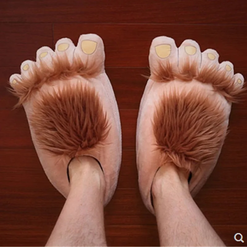 2021 Chunky Men Warm Paw Slippers Unisex Size 36-46 Creative Faux Fur Shoes Man Designer Bigfoot Indoor Shoes
2021 Chunky Men Warm Paw Slippers Unisex Size 36-46 Creative Faux Fur Shoes Man Designer Bigfoot Indoor Shoes