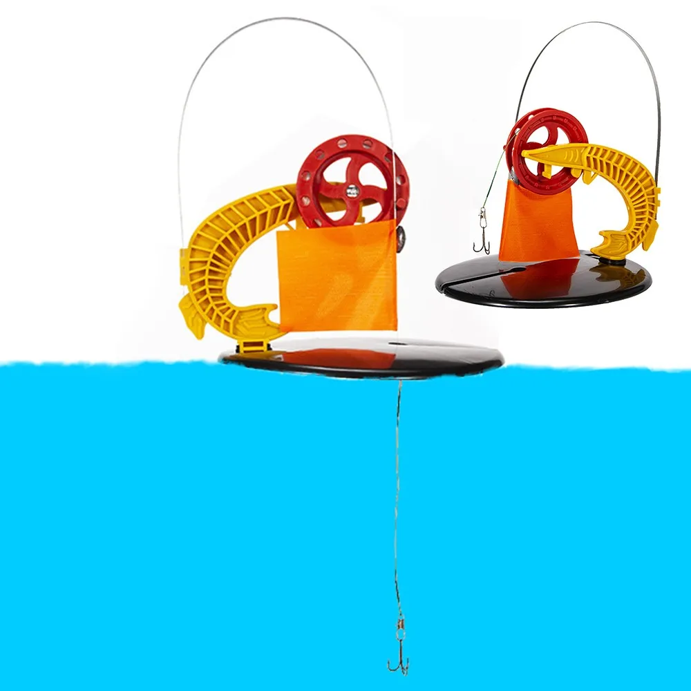 2pcs Portable Winter Ice Fishing Rod Tip Up With Orange Flags Pole Indicator Equipments Hands Free Outdoor Fishing Tackle Acc
2pcs Portable Winter Ice Fishing Rod Tip Up With Orange Flags Pole Indicator Equipments Hands Free Outdoor Fishing Tackle Acc