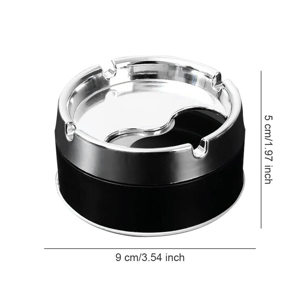 Portable Metal Cigarette Stylish Stainless Steel Ashtray With Rotating Lid Home Cigar Smoking Ash Tray Accessories Home Decor
Portable Metal Cigarette Stylish Stainless Steel Ashtray With Rotating Lid Home Cigar Smoking Ash Tray Accessories Home Decor