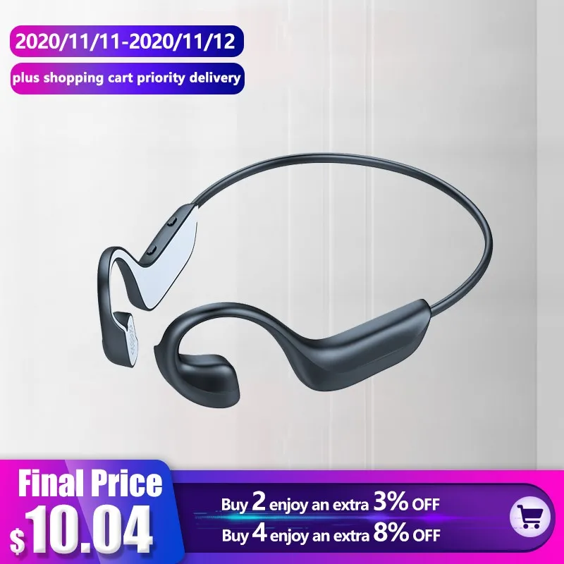 Headphone TWS New Bone Conduction Wireless Bluetooth Headset IPX6 Waterproof Hands-Free Outdoor Sports Headphone With Microphone
Headphone TWS New Bone Conduction Wireless Bluetooth Headset IPX6 Waterproof Hands-Free Outdoor Sports Headphone With Microphone