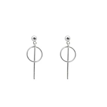 s925 sterling silver earrings geometric earrings chic Japanese niche design minimalist female circle square earrings ES-7
s925 sterling silver earrings geometric earrings chic Japanese niche design minimalist female circle square earrings ES-7