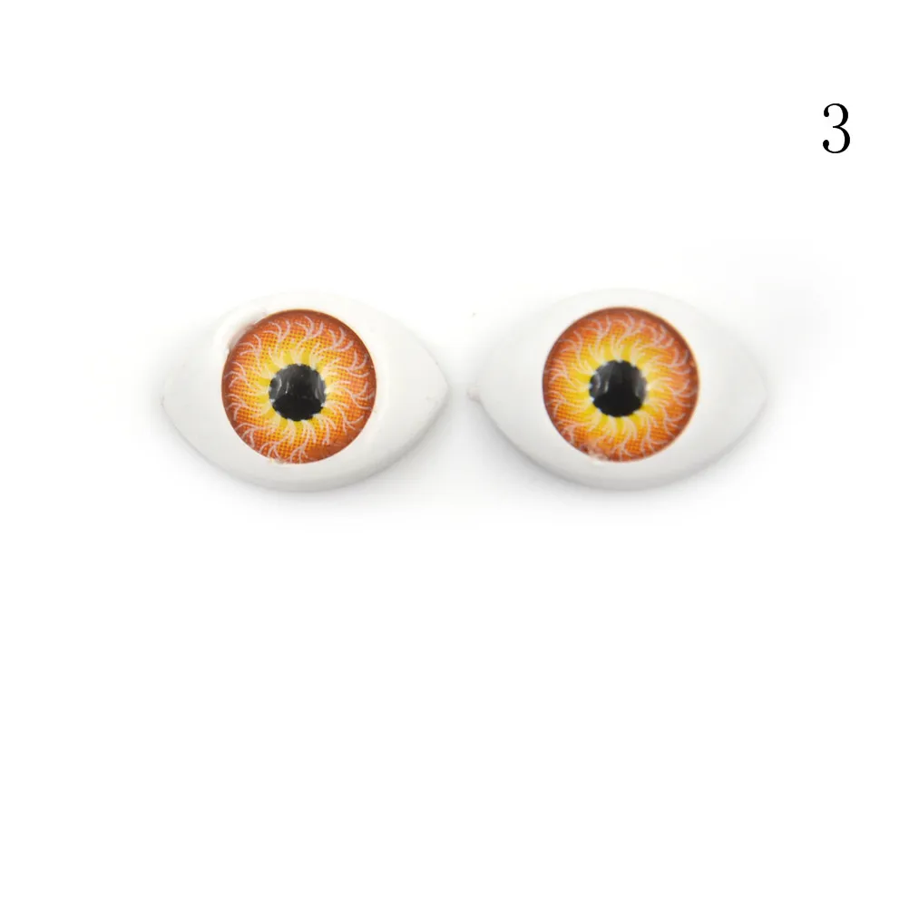8 Pcs Vivid Oval Hollow Half Round Eyes for DIY Doll Bear Crafts Mix Color Plastic Doll EyeBall Doll Toy Parts 16*11mm
8 Pcs Vivid Oval Hollow Half Round Eyes for DIY Doll Bear Crafts Mix Color Plastic Doll EyeBall Doll Toy Parts 16*11mm